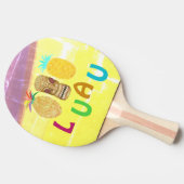 Summer Tiki Pineapple Luau Tischtennis Schläger (Seitenansicht)