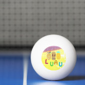 Summer Tiki Pineapple Luau Tischtennisball (Netto)
