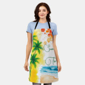 “Summer Time” beach design Schürze (Getragen)