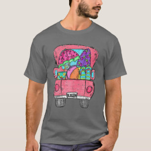 Summer Time Beach LKW auf Urlaub Retro zu fahren T-Shirt