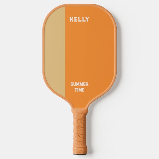 Summer Time Beach Time Outdoor Games Pickleball Schläger (Vorderseite)