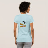 Summer Time Blume App. T-Shirt (Schwarz voll)