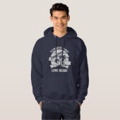 Summer Time California Long Beach Hoodie (Vorne ganz)