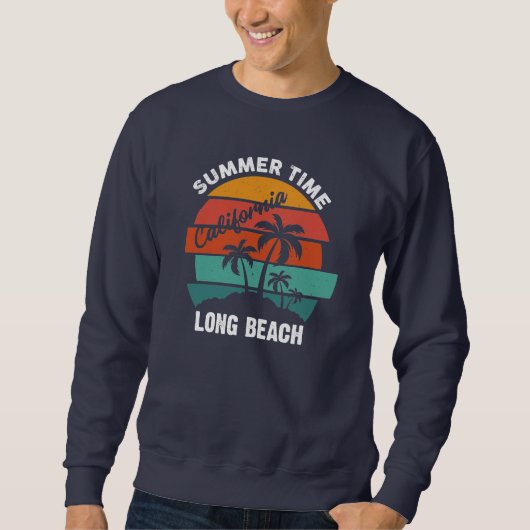 Summer Time California Long Beach Sweatshirt (Vorderseite)