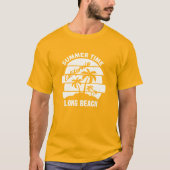 Summer Time California Long Beach T - Shirt (Vorderseite)