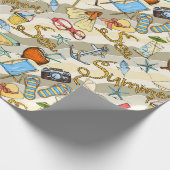 Summer Time Fun Wrapping Paper Geschenkpapier (Ecke)