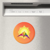 Summer Time Kite Magnet (In Situ (Geschirrspüler))