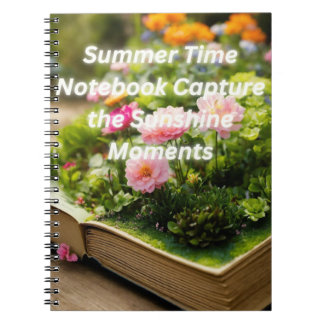 Summer Time Notebook Capture the Sunshine Moments Notizblock