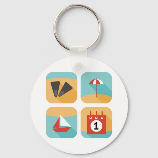 Summer Time Schlüsselanhänger (Vorderseite)
