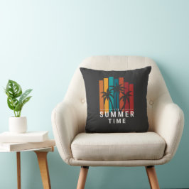 Summer Time Throw Kissen - Tropical Beach Zuhause