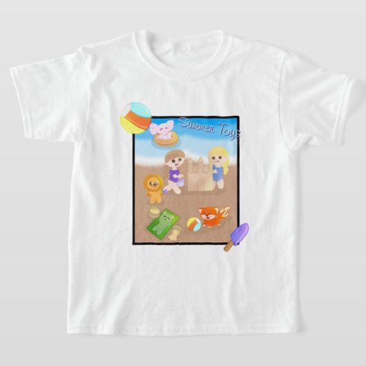 Summer Time Toys T-Shirt (Beach Themed) (Ablage )