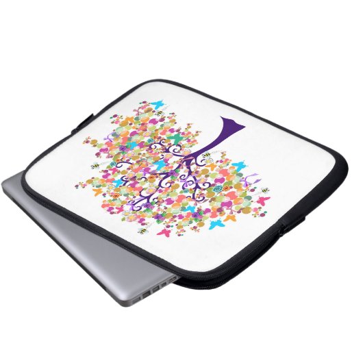 Summer Time tree Laptopschutzhülle (Vorne Knopf)
