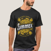 Summer to Shirt Design, Beach T - Shirt Design. (Vorderseite)