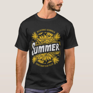 Summer to Shirt Design, Beach T - Shirt Design.