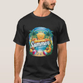 Summer to Shirt Design, Beach T - Shirt Design. (Vorderseite)