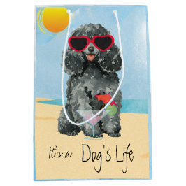 Summer Toy Poodle Mittlere Geschenktüte