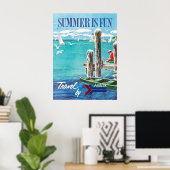 Summer Travel Poster (Heimbüro)