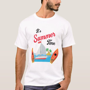 Summer Travel Time Beach Waves Urlaub Ozean T-Shirt