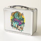 Summer Tree Frog Metall Brotdose (Rückseite)