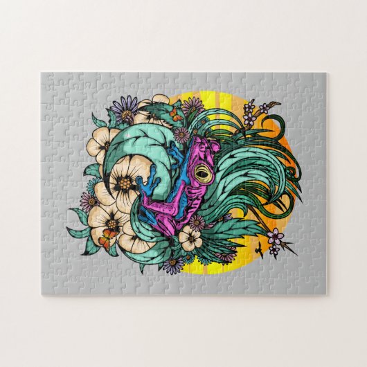 Summer Tree Frog Puzzle (Horizontal)