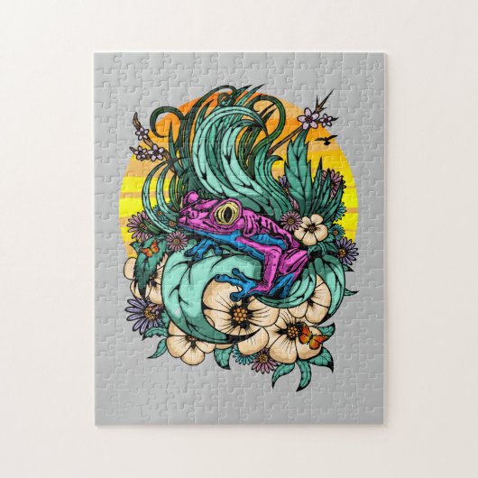 Summer Tree Frog Puzzle (Vertikal)