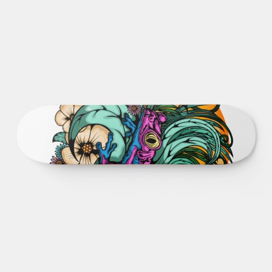 Summer Tree Frog Skateboard (Horizontal)