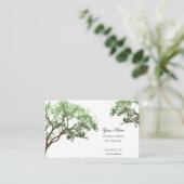 Summer Trees Business Card Nr. 2 Visitenkarte (Stehend Vorderseite)