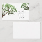 Summer Trees Business Card Nr. 2 Visitenkarte (Vorne/Hinten)