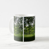 Summer Trees Park Foto Tasse (Vorderseite Links)