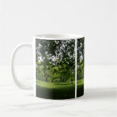 Summer Trees Park Foto Tasse (Links)