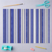 Summer trendy Navy Blue Boat Stripes Collection Seidenpapier (Basteln)