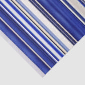 Summer trendy Navy Blue Boat Stripes Collection Seidenpapier (Ausschnitt)