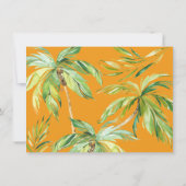 Summer Tropical Beach Party Einladung (Rückseite)