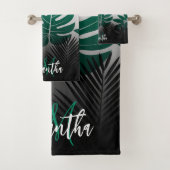 Summer Tropical Blätter Badhandtuch Set (Insitu)