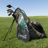 Summer Tropical Blätter Golfhandtuch (Gras)