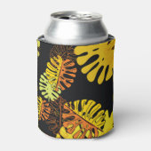 Summer Tropical Blätter Vintages Design Dosenkühler (Kanne Vorderseite)