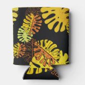 Summer Tropical Blätter Vintages Design Dosenkühler (Rückseite)