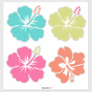 Summer Tropical Blume Aufkleber