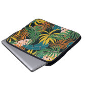 Summer Tropical Bright Pflanze Muster Laptopschutzhülle (Vorne Knopf)