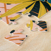 Summer Tropical Bright Pflanze Muster Puzzle (Seite)