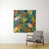 Summer Tropical Bright Pflanze Muster Wandteppich (Beispiel (Horizontal))