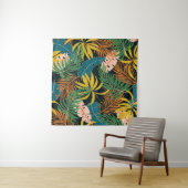 Summer Tropical Bright Pflanze Muster Wandteppich (Beispiel)