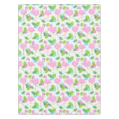 Summer Tropical Flamingo und Blumenmuster Tischdecke (Vorderseite)