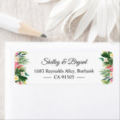 Summer Tropical Floral Blätter Personalisiert (Insitu)