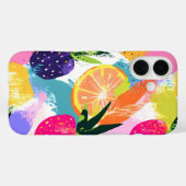 Summer Tropical Fruit Fiesta Case-Mate iPhone Hülle (Rückseite (Horizontal))