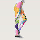 Summer Tropical Fruit Fiesta Leggings (Rechts)