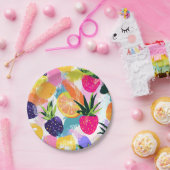 Summer Tropical Fruit Fiesta Pappteller (Party)