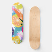 Summer Tropical Fruit Fiesta Skateboard (Vorderseite)