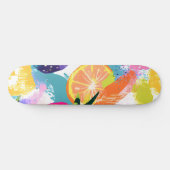 Summer Tropical Fruit Fiesta Skateboard (Horizontal)