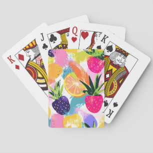 Summer Tropical Fruit Fiesta Spielkarten